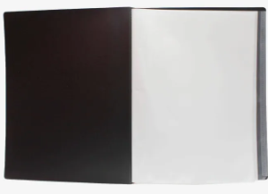 Black Color Comix A4 Display Book 20 Pockets