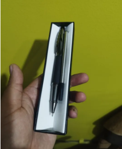 Fancy Gift Pen Black Ink With Extra Refill Single Pc Pack