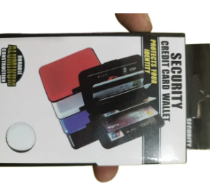 Pvc Card Box With Lock to Keep ATM/ Credit Cards Safely
