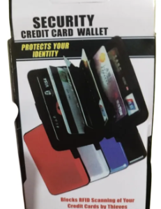 Pvc Card Box With Lock to Keep ATM/ Credit Cards Safely