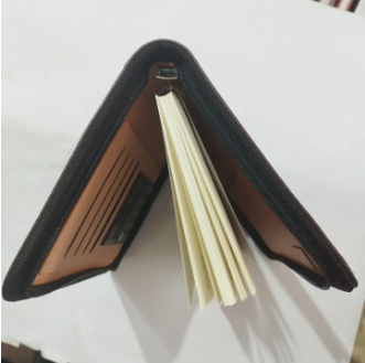 Executive Diary with Zipper Lock Ring Style Calculator And Card Holder Case Inside - Image 5