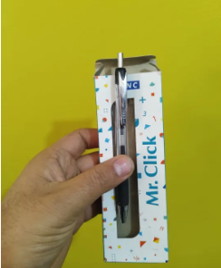 Link Mr. Click Ball Pen Black Ink 5 Pcs Set