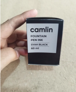 Camlin Fountain Pen 60 Ml Ink Pot 2 Pcs Set