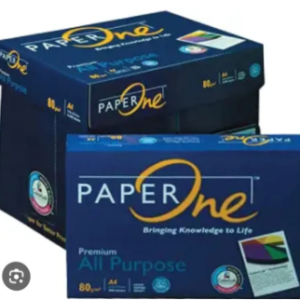 A4 size Printing Paper One 80 Gsm Blue Box 500 Sheets In A Ream( 5 Ream In A Box)