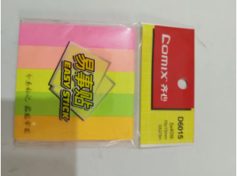Sticky Notes/Flag Note Comix D6015 | Comix Easy Stick Sticky Notes - 3 x 3 Inch - 250 Sheets | Mulitpurpose Sticky Notes