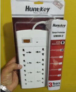 Huntley 8 Port Extension Cord 2M wire Length
