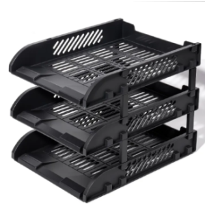 3 Layer Office File Tray For Managing Papers Single Pc