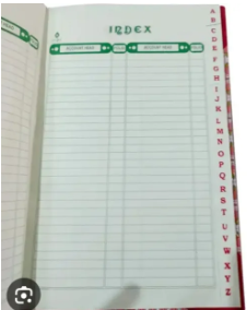 Stock Book Ashoka Number 10 Size paper 47*10 Single Pc