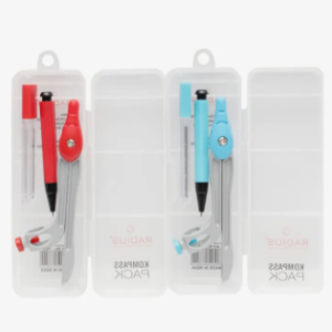 Multicolor Color Radius Compass Pack Of 12