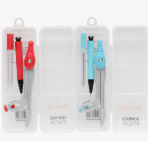 Multicolor Color Radius Compass Pack Of 12