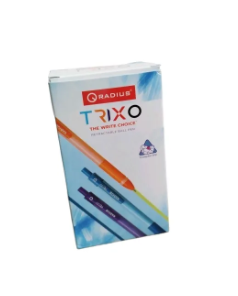 Radius Trixo Ball Black Ink Pen 50 Pcs Box