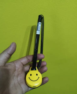 Desk Pen With Stand 0.7 Mm Ball Pen /Table Pen Smiley Single Pc