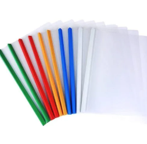 A4 Size Mixed Colour Stick File 10 Pcs Pack
