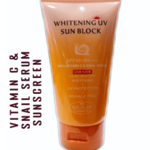 MG Goldline Sun Block with Vitamin C & Snail Serum SPF 60++ (100g)