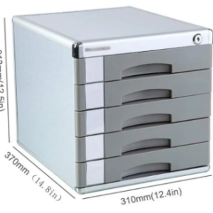 Desktop Comix File cabinets Rack With Lock 5-Layers Drawer