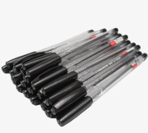 Black Color Radius Mx Ultimate Writing Pen (Black Ink) Pack Of 50