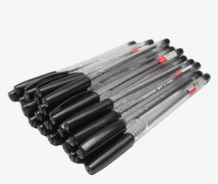 Black Color Radius Mx Ultimate Writing Pen (Black Ink) Pack Of 50