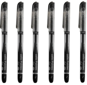 10 Pcs Cello Pointec Black Color Gel Pen