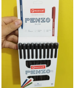 Radius Penzo Gel Pen 10 Pcs Pkt