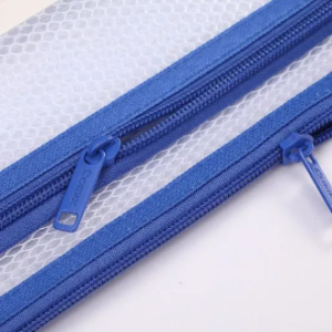 Comix Double Zipper A5 Clear Bag 4 Pcs Model A20562