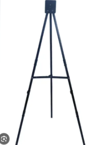 3 Steps Triangle Metal Board Stand only ,HEIGHT:- 5 FEET, Single Pc