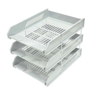 3 layer Desktop Plastic File Tray - Image 3