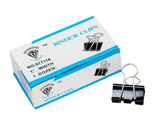 Binders Clips 25 Mm Size 12 Pcs In Pack
