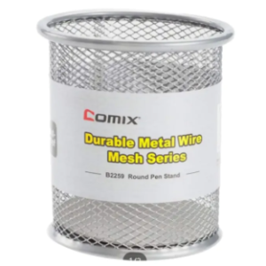 Comix Round Metal Pen Holder