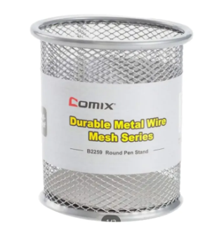 Comix Round Metal Pen Holder