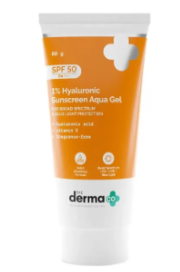 The derma co1% HYALURONIC SUNSCREEN AQUA GEL 80 G