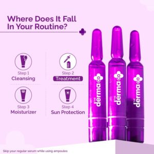 The derma co 5% Glycolic+ 2% Kojic Ampoule Kit