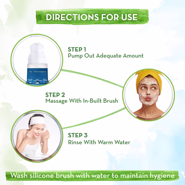 MAMAEARTH AQUA GLOW FACE WASH 100ML - Image 5