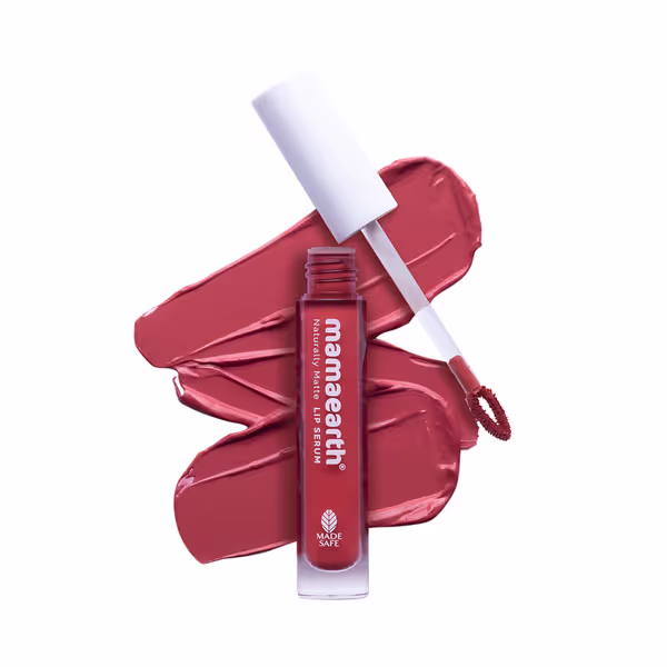 Mama earth Naturally Matte Liquid Lipstick - 3 ml | Candylicious Nude