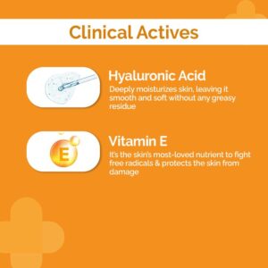 The Derma Co Hyaluronic Invisible Sunscreen Gel with Hyaluronic Acid & Vitamin E 50 gm