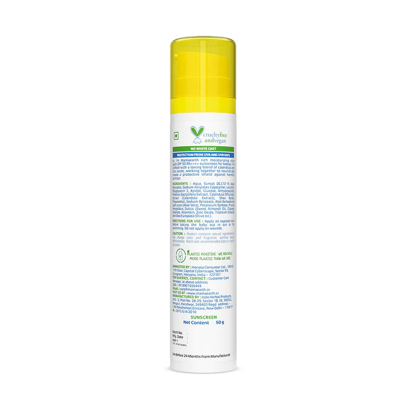 MAMAEARTH BABY RICH MOISTURIZING SUNSCREEN - Image 6