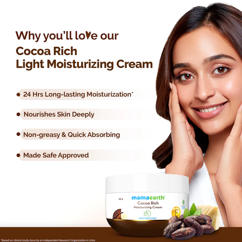 MAMA EARTH Cocoa Rich Moisturizing Cream 200 g - Image 12