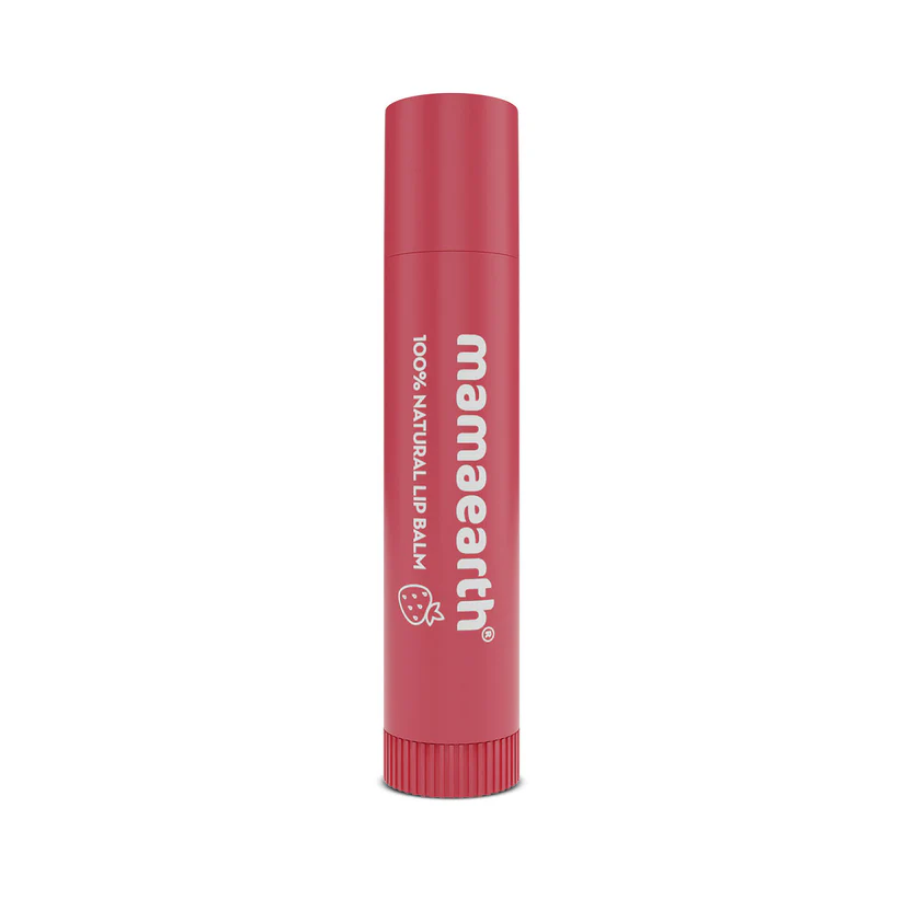 MAMAEARTH N 100% NATURAL LIP BALM VIT E & STRAWBERY