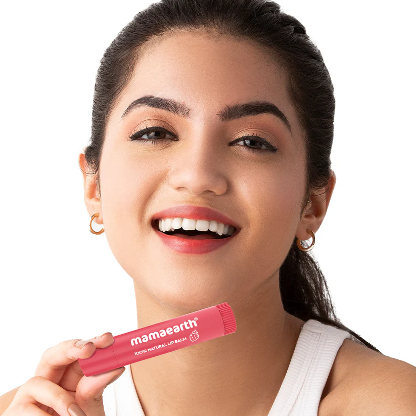 MAMAEARTH N 100% NATURAL LIP BALM VIT E & STRAWBERY - Image 9