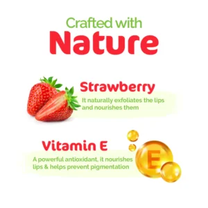 MAMAEARTH N 100% NATURAL LIP BALM VIT E & STRAWBERY
