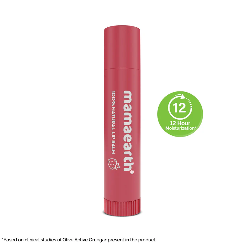 MAMAEARTH N 100% NATURAL LIP BALM VIT E & STRAWBERY - Image 4