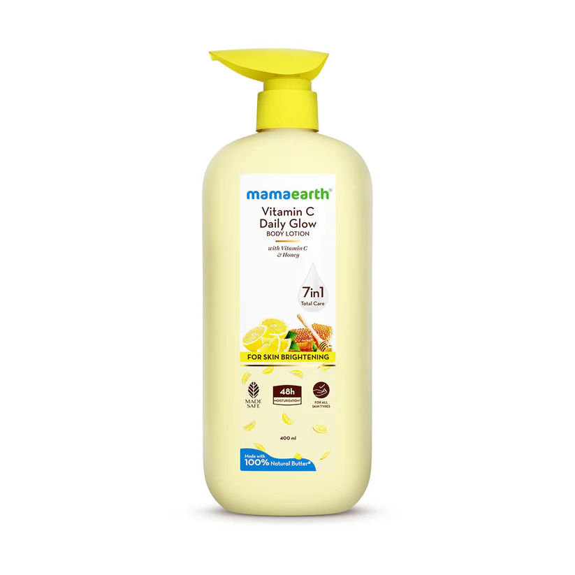 Mamaearth Vitamin C Daily Glow Body Lotion 400 - Image 7