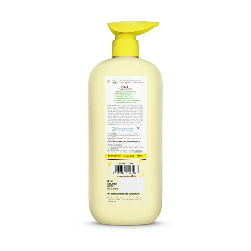 Mamaearth Vitamin C Daily Glow Body Lotion 400 - Image 6