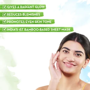 MAMAEARTH VITAMIN C BAMBOO SHEET MASK