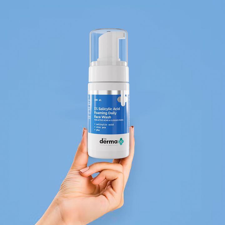 The derma co 1% SALICYLIC ACID FOAMING DAILY FACE WASH