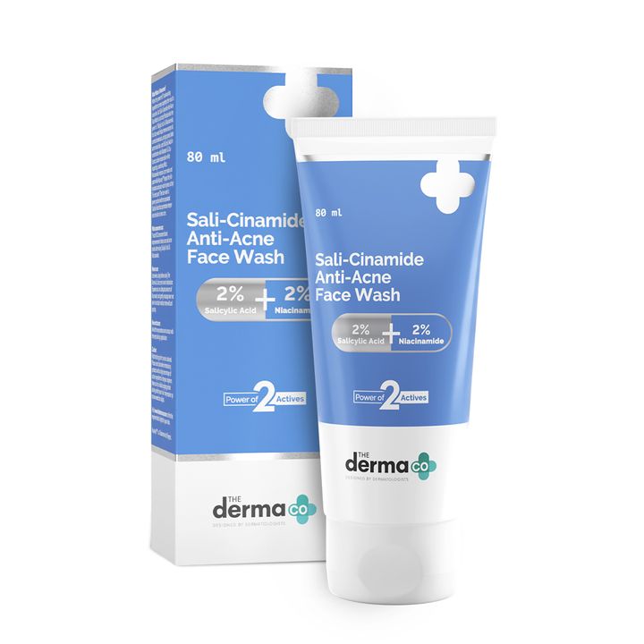 The derma co SALI-CINAMIDE ANTI- ACNE FACE WASH
