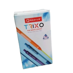Radius Trixo Ball Black Ink Pen 50 Pcs Box