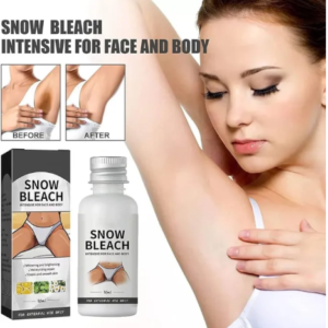 Snow Bleach For Face Body Removes Darkness From Bikini Areas, Knee, Underarm, Elbows, Legs And Other Body Parts 30ml