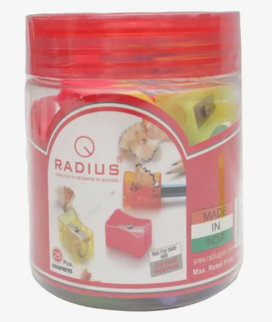 Multicolor Color Radius Sharpener Pack Of 25