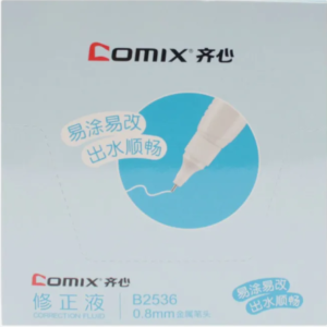 White Color Comix Correction Fluid 8ml| Tipex Pack Of 24