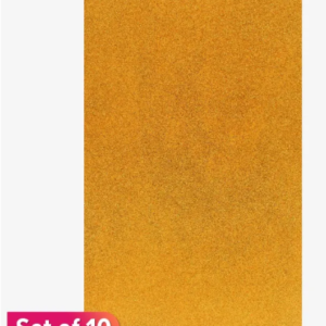 Yellow Chiisen A4 Glitter Self Adhesive Eva Foam A4 Paper Pack Of 10 Pcs | Acid Free High Flexible Self Adhesive Sheets